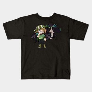 Mumza and Phil sticker Kids T-Shirt